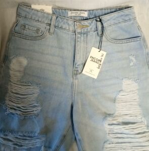 Encore Jeans Light Blue Cropped Denim